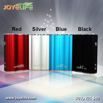 Shenzhen new products  Provic S50 box mod 2015 adt 50w best for subohm vape tank